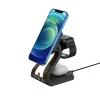 3 IN 1 MAGNETIC WIRELESS CHARGING STATION ,MULTIFUNCTIONAL FOR SMARTPHONE , SMART WATCH , EARPODS