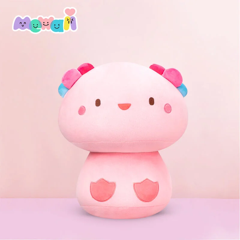 Mewaii® Mushroom Family Axolotl Kawaii Plush Pillow Squish Toy