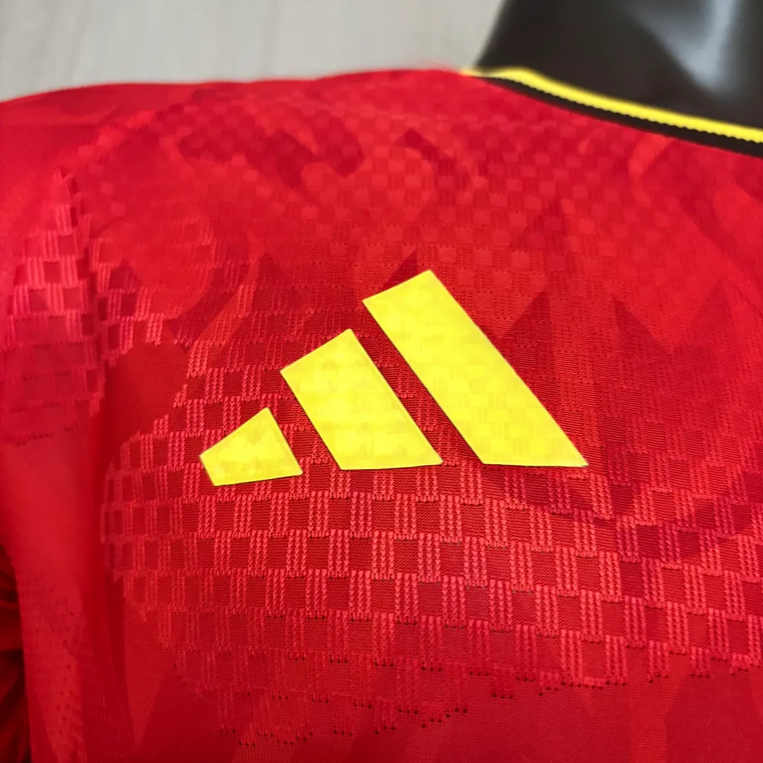 2026 Belgium Home Player Version Football T-Shirt Thai Quality