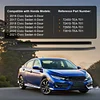 ItranMc Car Window Weather Stripping Molding Trim Belt,Compatible with Honda Civic 2016-2021 4-Door Sedan, Replace#72450-TEA-T01 72410-TEA-T01 72950-TEA-T01 72910-TEA-T01