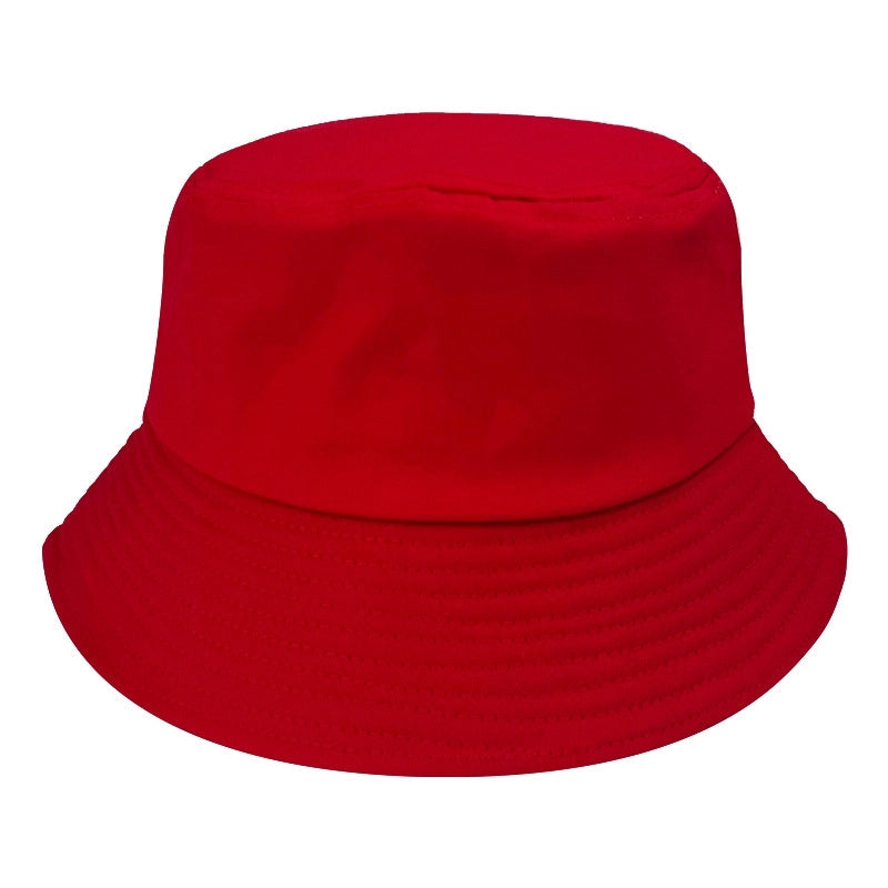 Solid Color Fisherman Hat Solid Color Light Board Pure Cotton Basin Hat Female