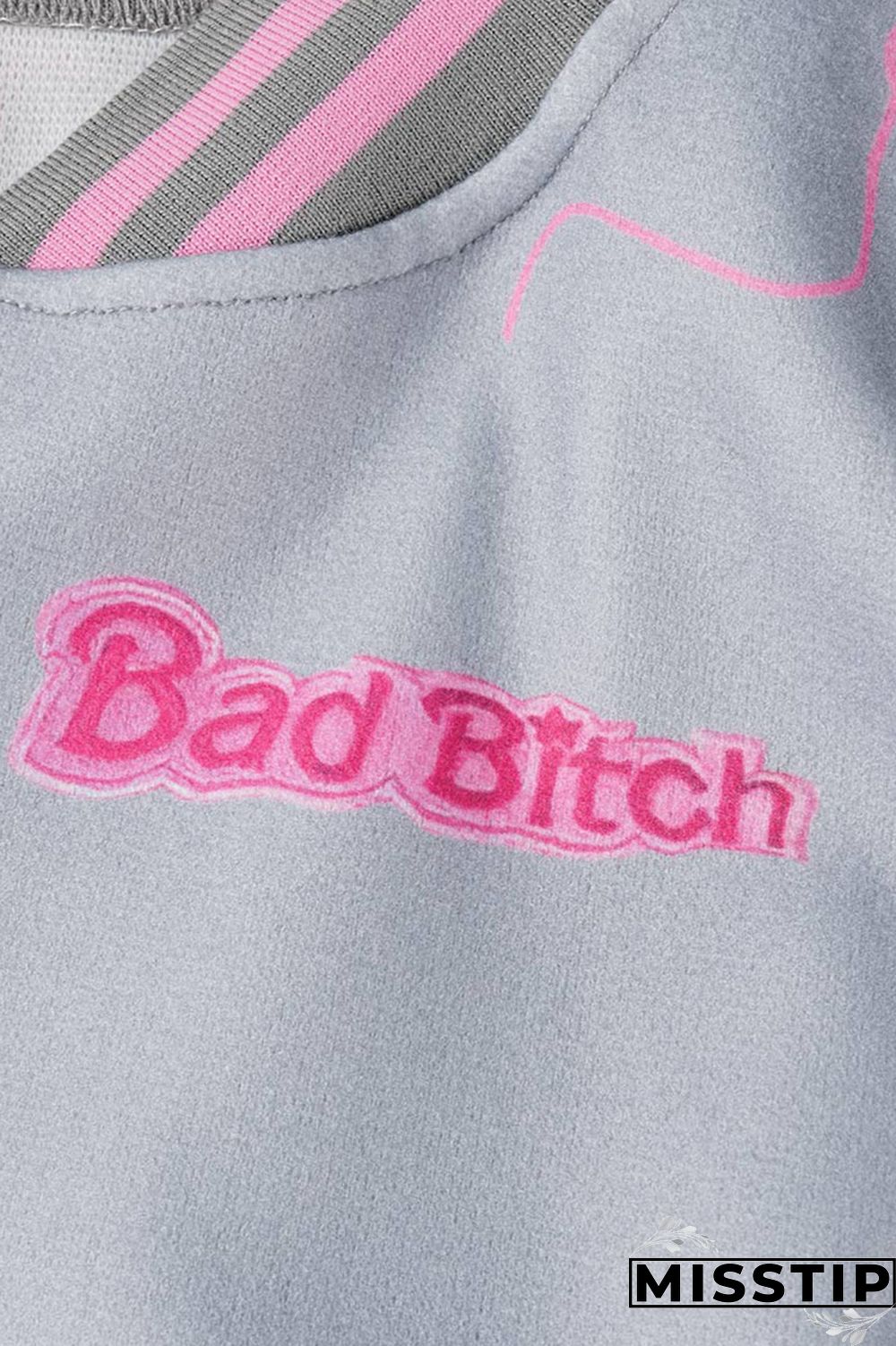 Cream White Casual Street Print Patchwork Buckle Short Sleeve Two Pieces