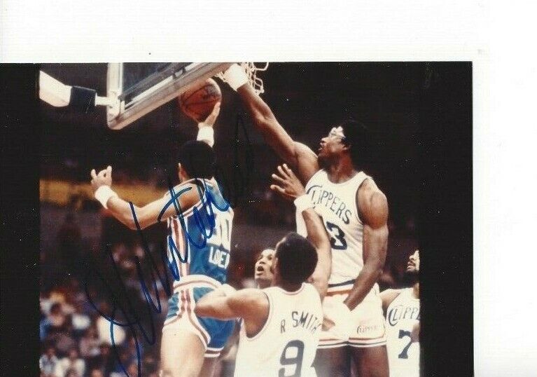 Jerome Whitehead Autographed 5x7 Original Photo Poster painting San Diego Clippers Rare B678