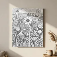 Wild Flowers - Dot Painting