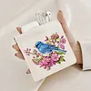 Diamond Painting Flower and Bird PU Storage Bag Coin Purse