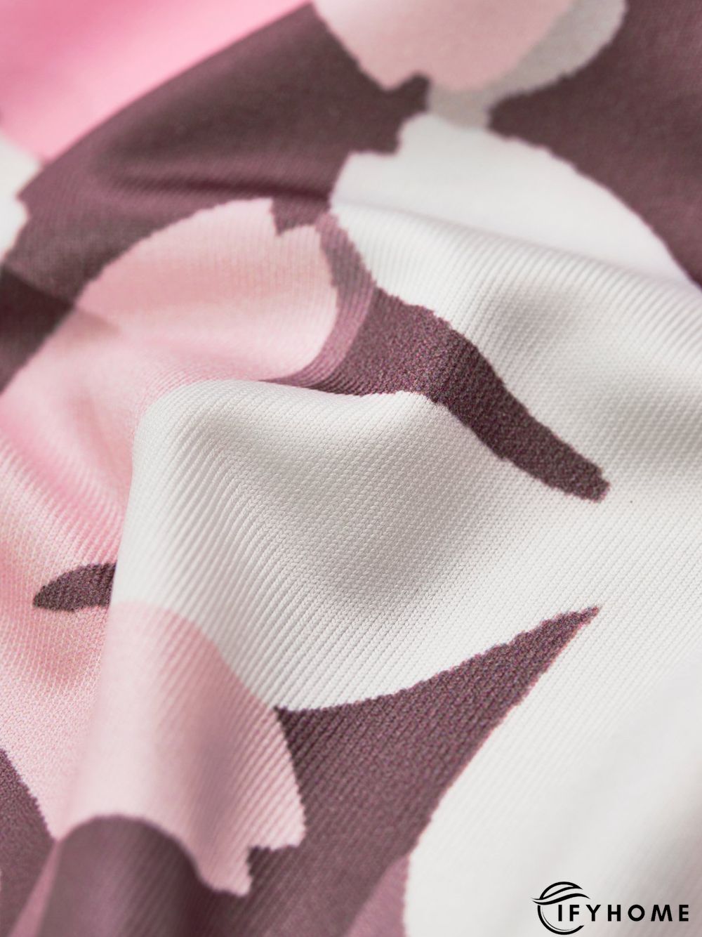 Casual Floral Short Sleeve V Neck Printed Dress | IFYHOME