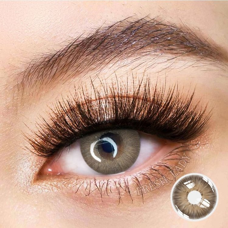 Freshlady Magnificent Sahara Brown Colored Contact Lenses