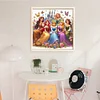 Disney Princesses-11CT Stamped Cross Stitch 50*50cm/19.69*19.69in