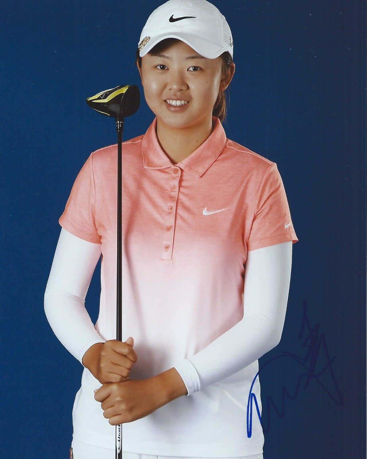 Simin Feng Signed 8×10 Photo Poster painting LPGA Autographed COA C