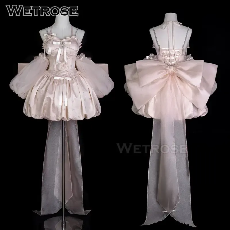 [Wetrose] In Stock Princess Corset Pink Bubble Ballgown Lolita Dress Cosplay Costume