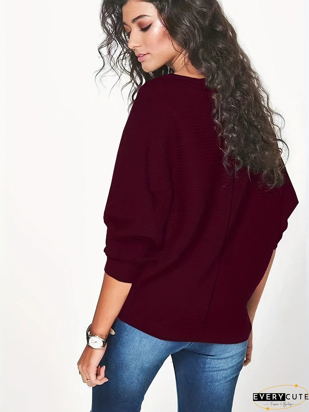 Basic Ribbed Mock Neck Sweater