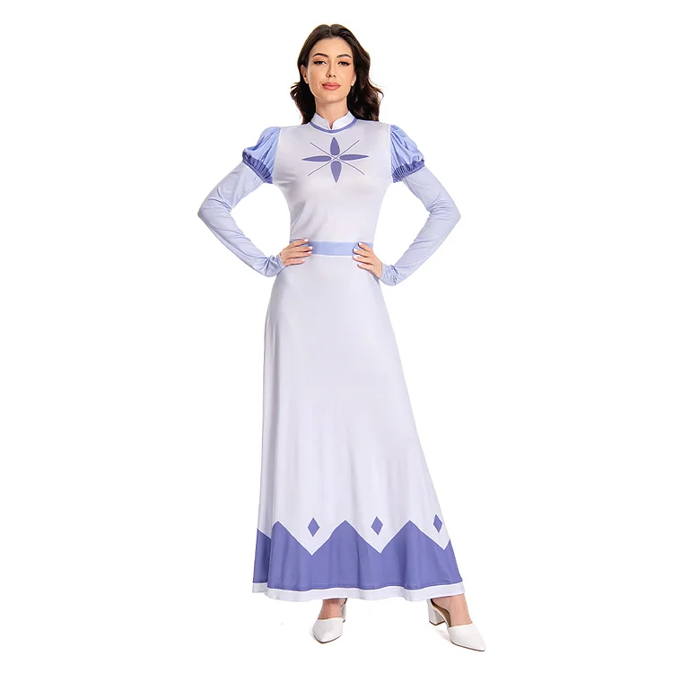 Hazbin Hotel 2024 Emily Purple Dress Outfits Cosplay Costume Halloween Carnival Suit