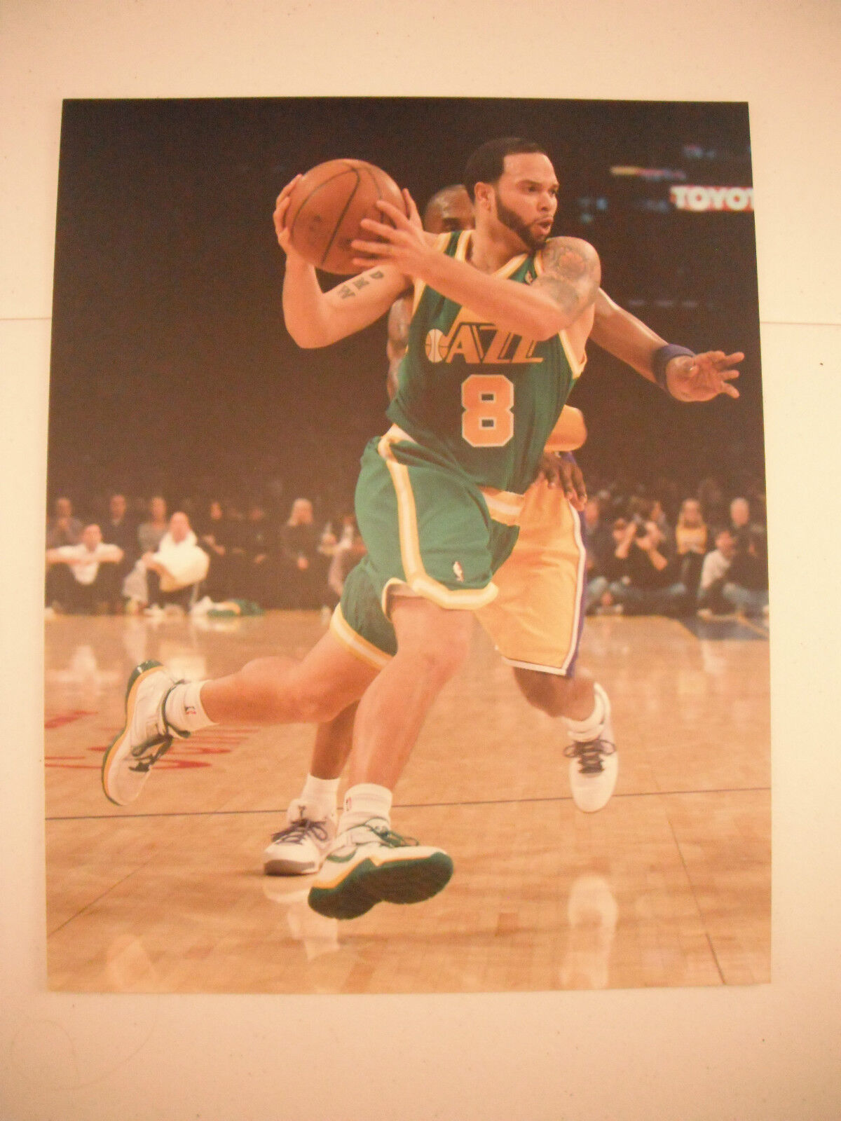 Deron Williams Jazz Basketball Color 11x14 Promo Photo Poster painting #4