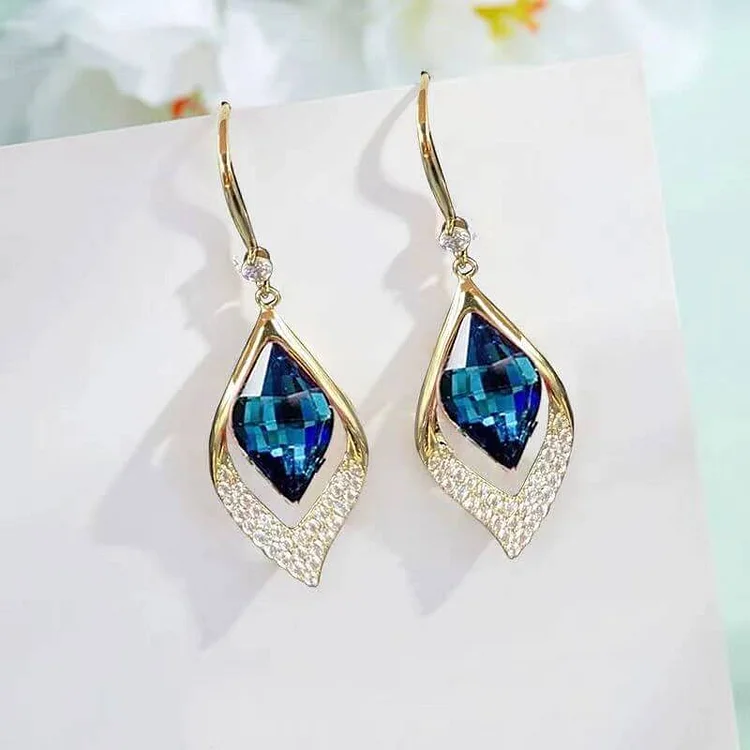 Ocean Heart Earrings