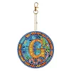 Diamond Painting Double Sided Letters G Keychain Pendant
