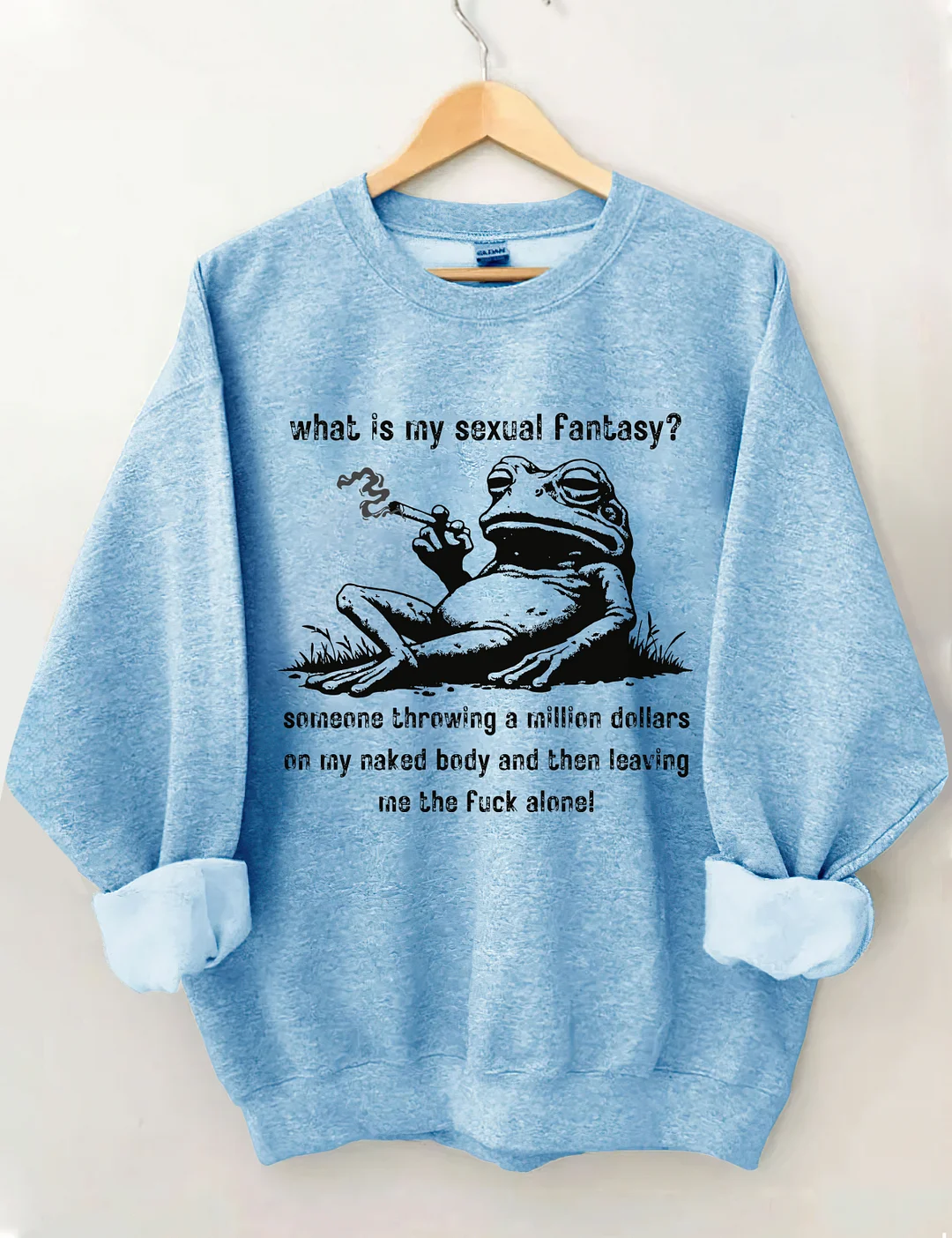 Funny Frog Graphic Sweatshirt