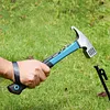 4Pcs Tent Pegs Unbreakable Camping Tent Stakes with Hammer for Camping Picnic