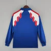 Retro 1988-90 Long Sleeve France Soccer Jersey Home