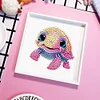 5PCS DIY Diamond Painting Refrigerator Magnets Sticker Kit (Colourful Turtle)