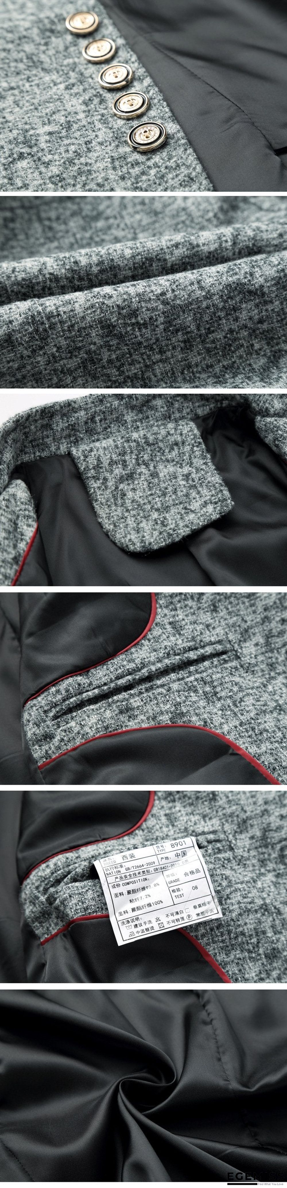 Men Autumn Chinese style Casual Suits Large Size Male Spring Fashion Suits Coat | EGEMISS