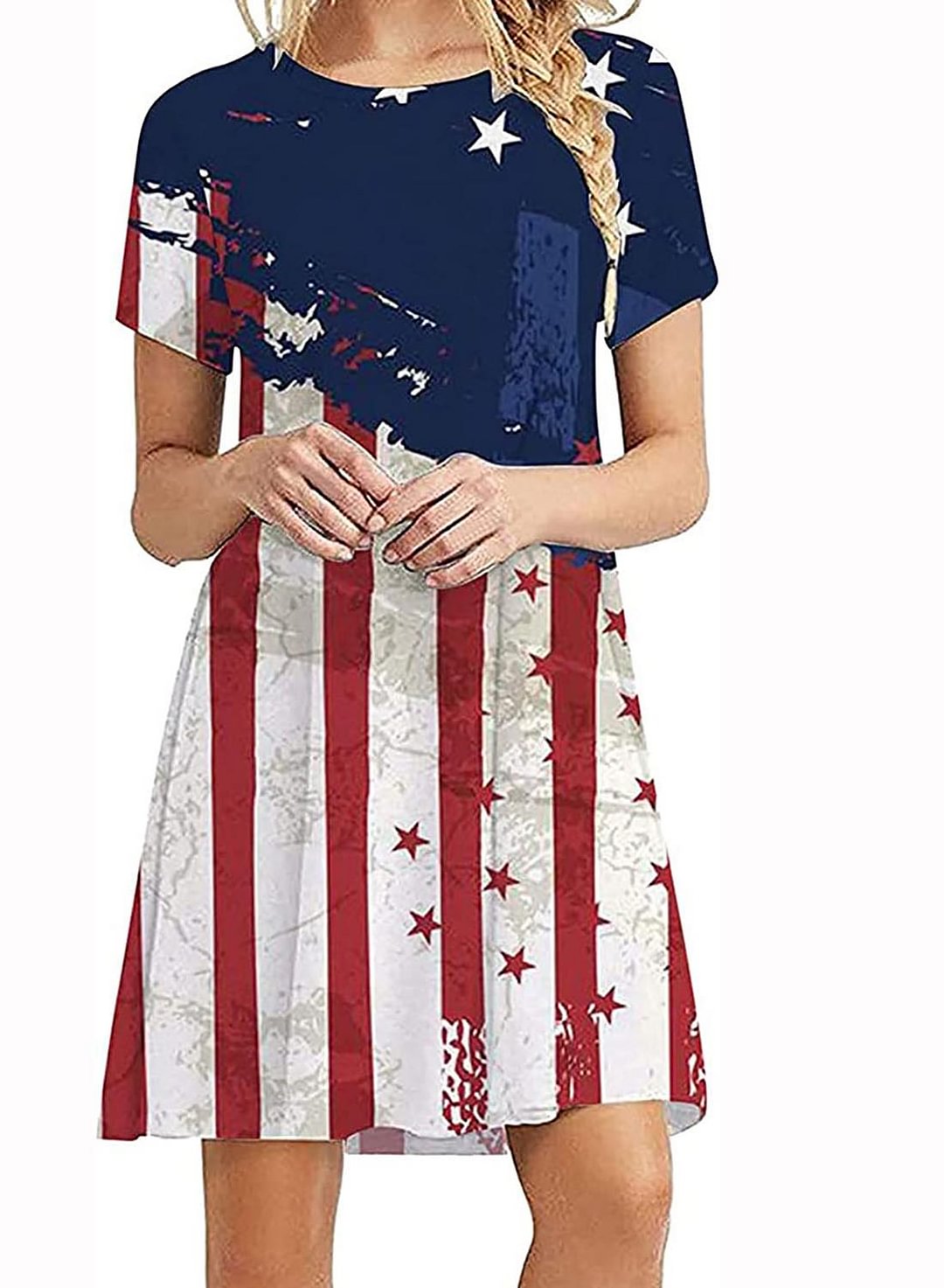 Women's Dresses Flag Mini Dress