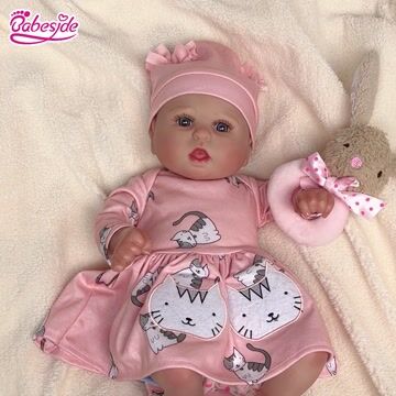 Babeside Quiet Reborn Baby Bailyn 20'' Little Infant Girl Best Gift for Kids  with Heartbeat Coos and Breath