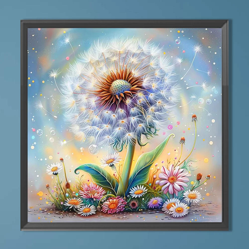 Diamond Painting - Full Round Drill - Dandelion(Canvas|40*40cm)