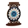 Mandala en bois - Bougeoir bricolage 5d