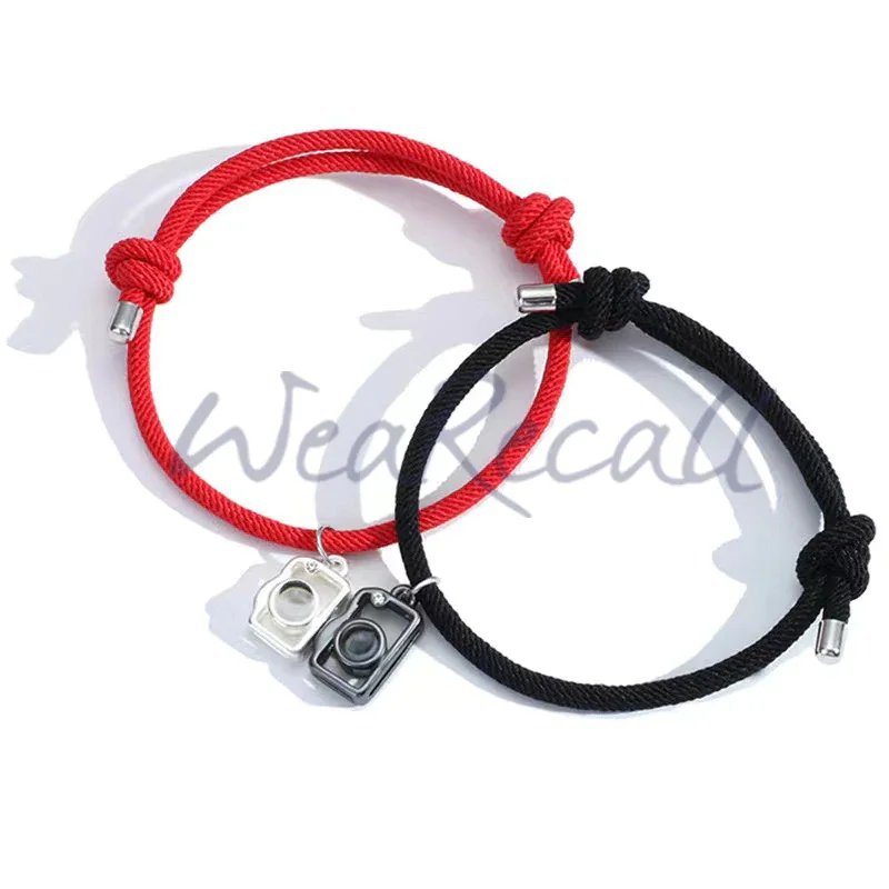 Hot Projector Custom Personalized Circle Photo Heart Shaped Bracelet 