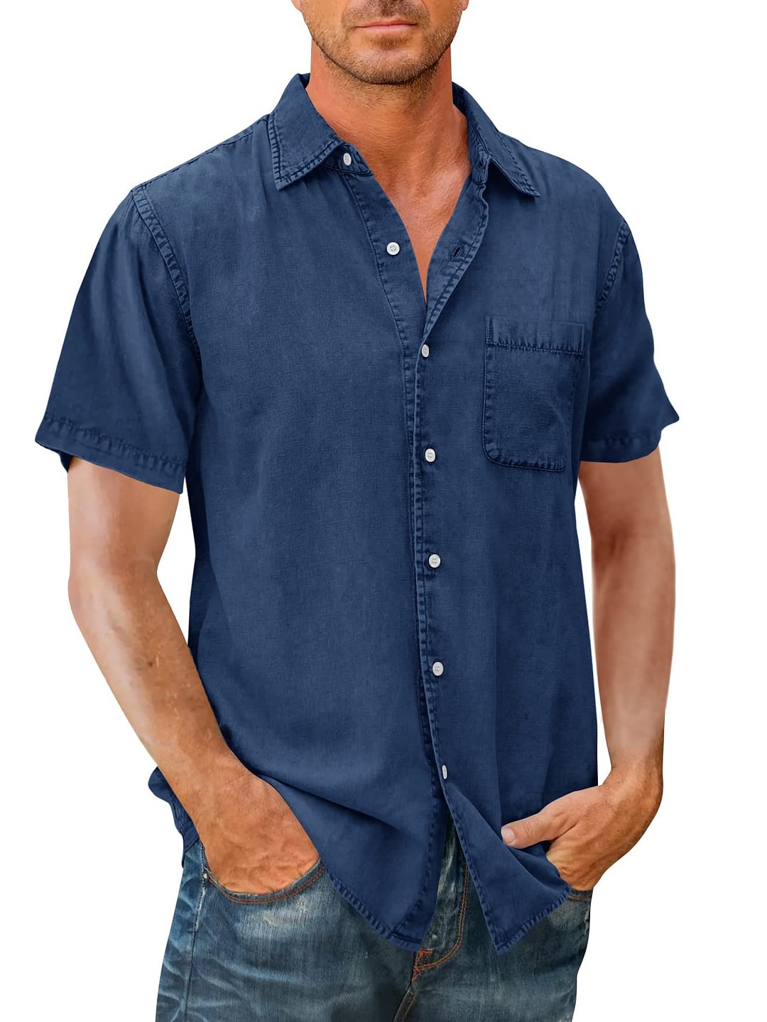 Men's denim shirt