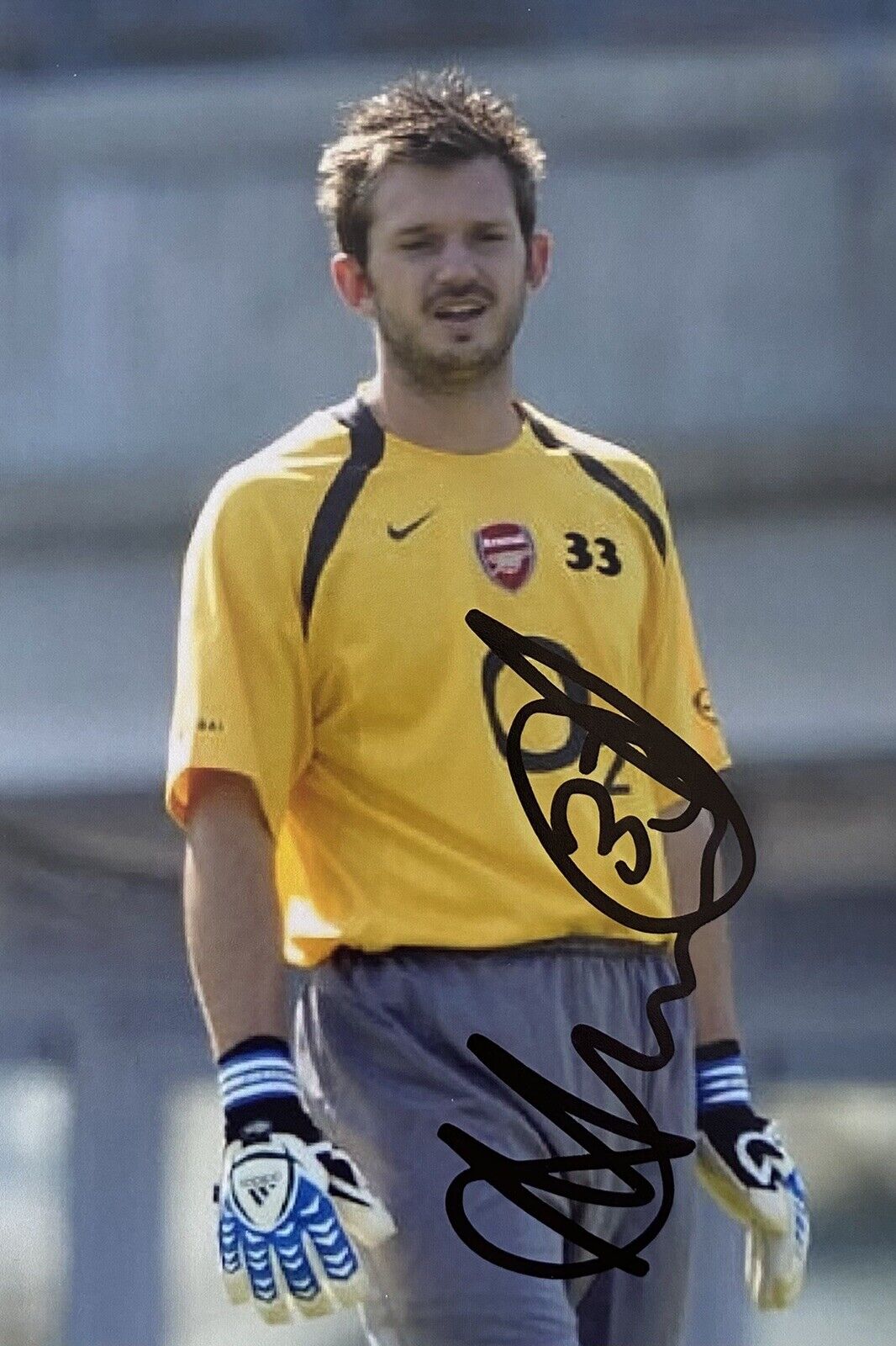 Mark Howard Genuine Hand Signed Arsenal 6X4 Photo Poster painting