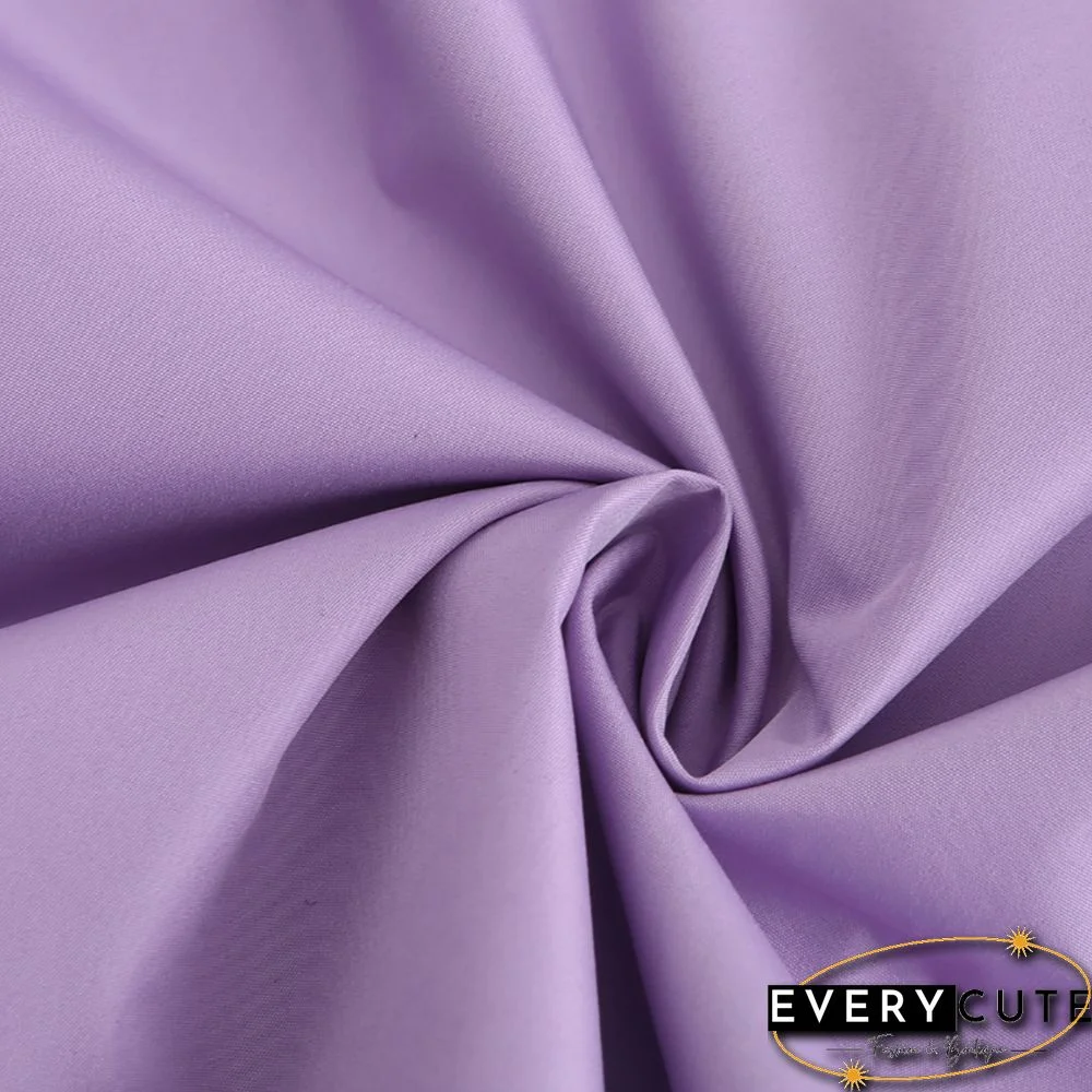 Light Purple Hooded Detachable Windproof Plus Size Windbreaker