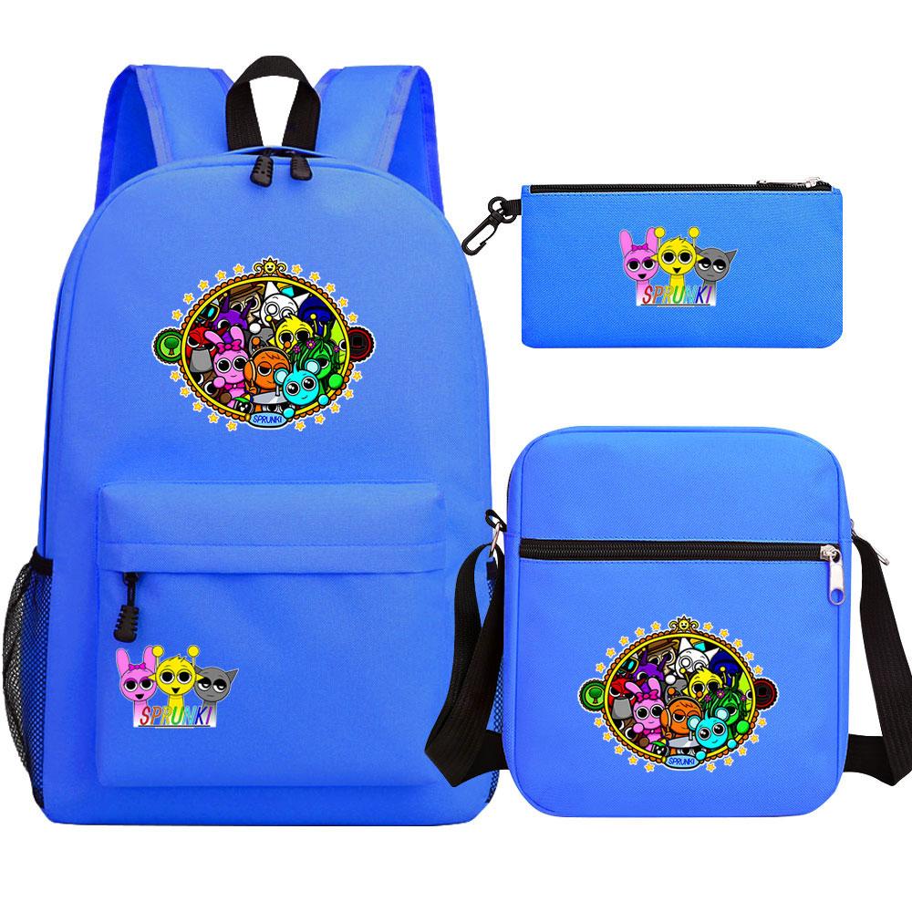 Mayoulove Sprunki Backpack Lightweight Design Water-Resistant Ideal For School Adventures-Mayoulove