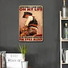 Sometimes I Look Back On My Life - Vintage Metal Signs - 20*30cm/30*40cm - Western