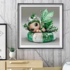 Diamond Painting -DIY Round Drill Doll with Large Eyes