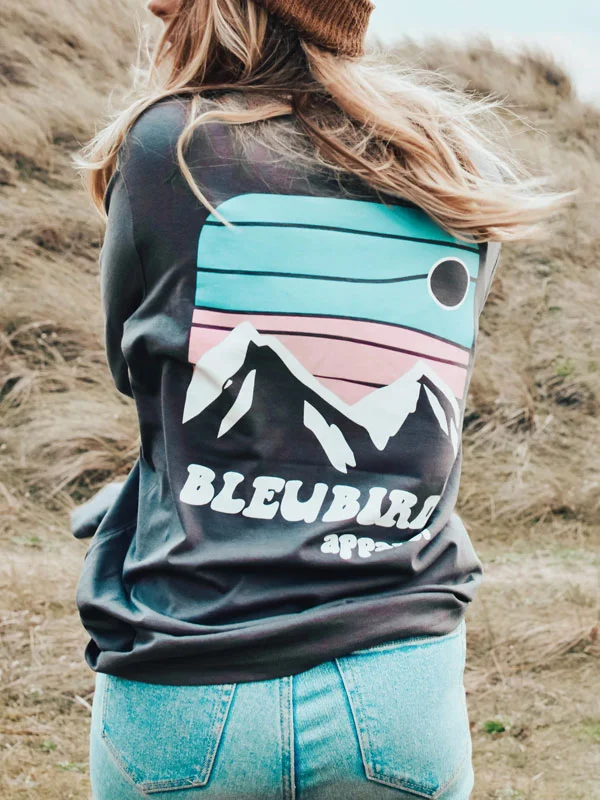 Outdoor cotton comfort pullover ladies long sleeve