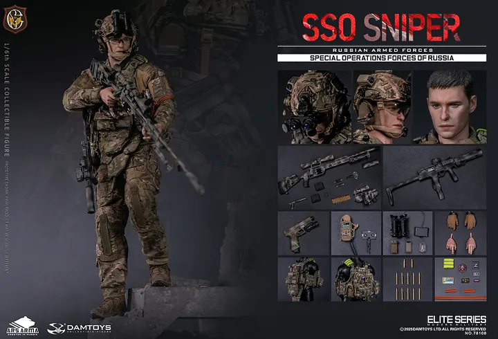 DAMTOYS - 1/6 Scale Russian Federation SSO Special Forces Sniper