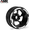 AMK Customized Supportting 4Pcs Carbon Fiber 12mm Hex Hub 1.9 Beadlock Wheels Rims for 1/10 RC Crawler Car Axial SCX10 TRX6 Gen8 Gelande TRX4 Upgrades (3)