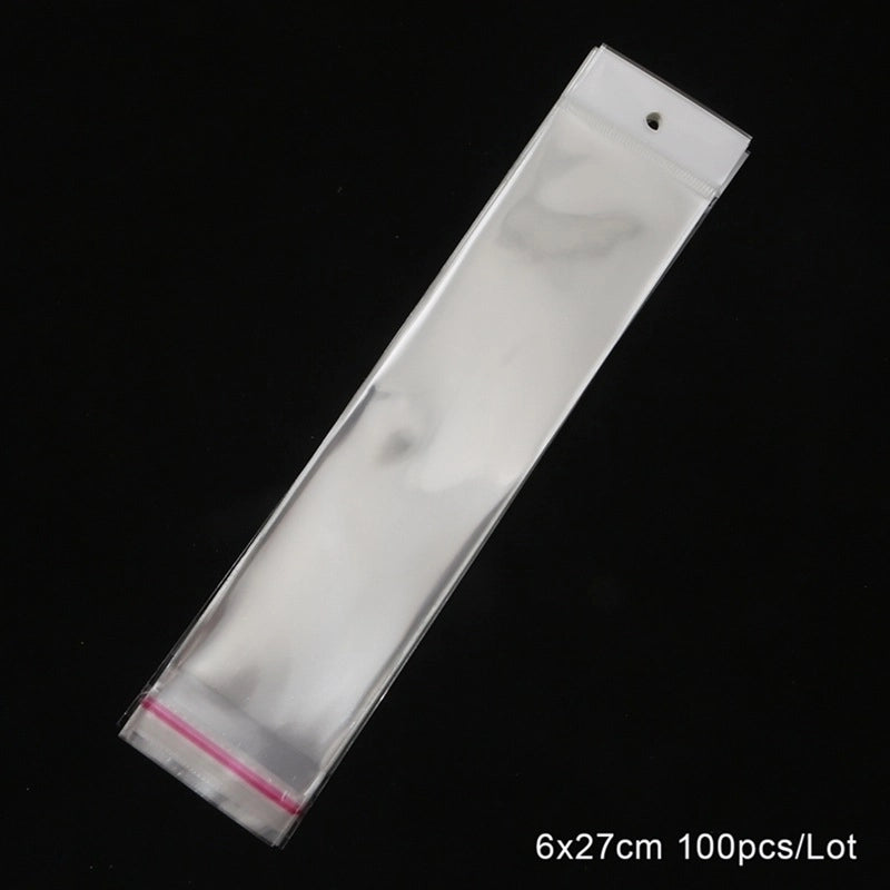 Minimalist Commute Solid Color Plastic Jewelry Packaging Bags