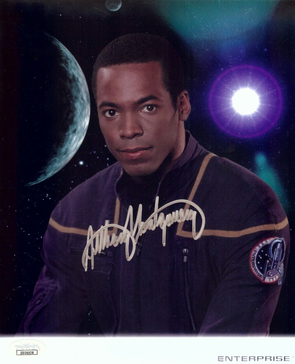 Anthony Montgomery Autographed 8X10 Photo Poster painting Star Trek Enterprise JSA DD36028