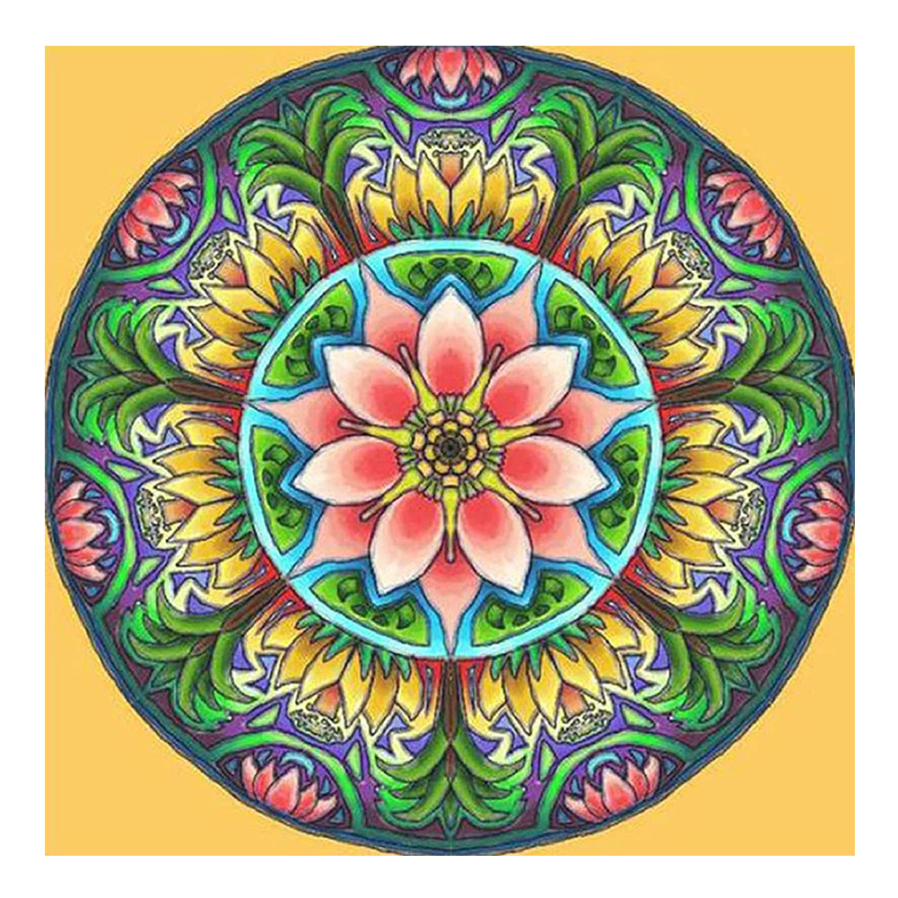 

30*30CM - Special Shaped Diamond Painting - Mandala, 501 Original