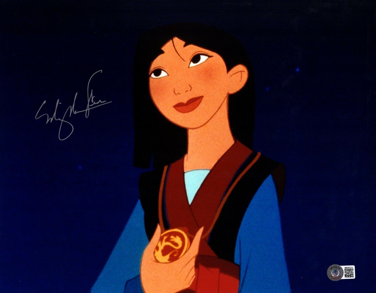 MING-NA WEN Signed Autographed 11x14 Photo Poster painting Disney MULAN Beckett BAS #BB98374