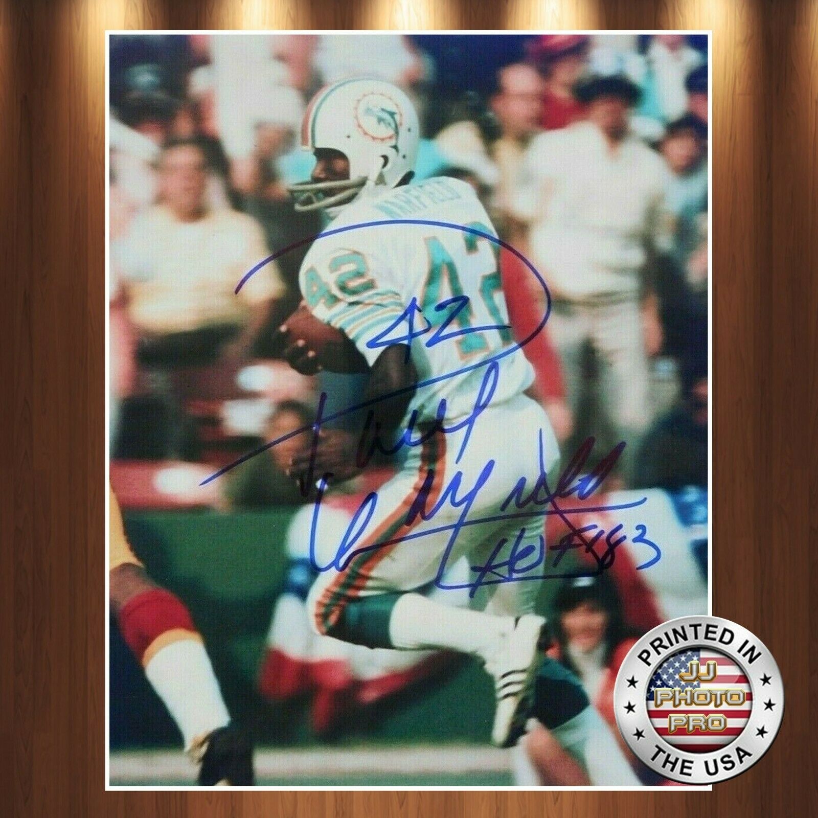 Paul Warfield Autographed Signed 8x10 Photo Poster painting (HOF Dolphins) REPRINT