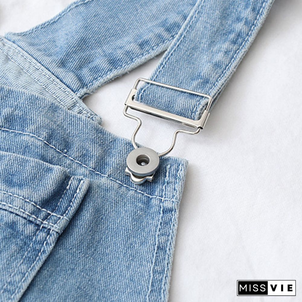 Love Heart Pocket Denim Overall