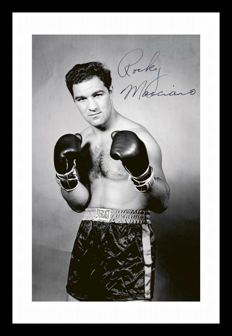 Rocky Marciano Autograph Signed & Framed Photo Poster painting
