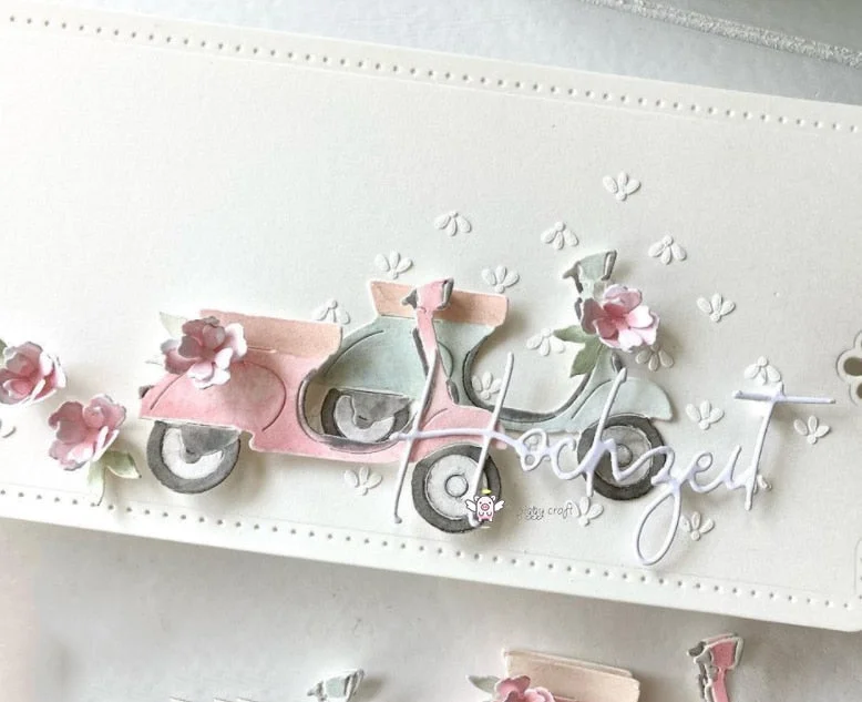 Piggy Craft metal cutting dies cut die mold Electric car decoration Scrapbook paper craft knife mould blade punch stencils dies