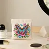 Diamond Painting Butterfly and Flower PU Storage Bag Coin Purse