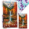 Autumn Elk - Diamond Painting - Full Round Drill (Canvas|40*70cm)
