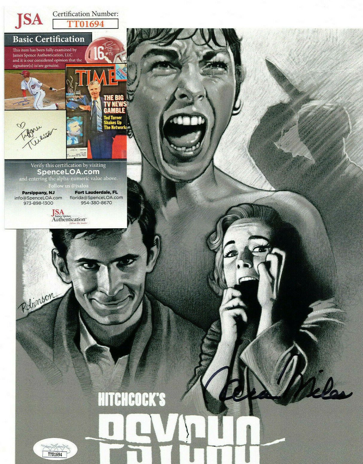 Vera Miles Authentic Signed 8x10 Photo Poster painting Autograph, Psycho, Lila Crane, JSA COA