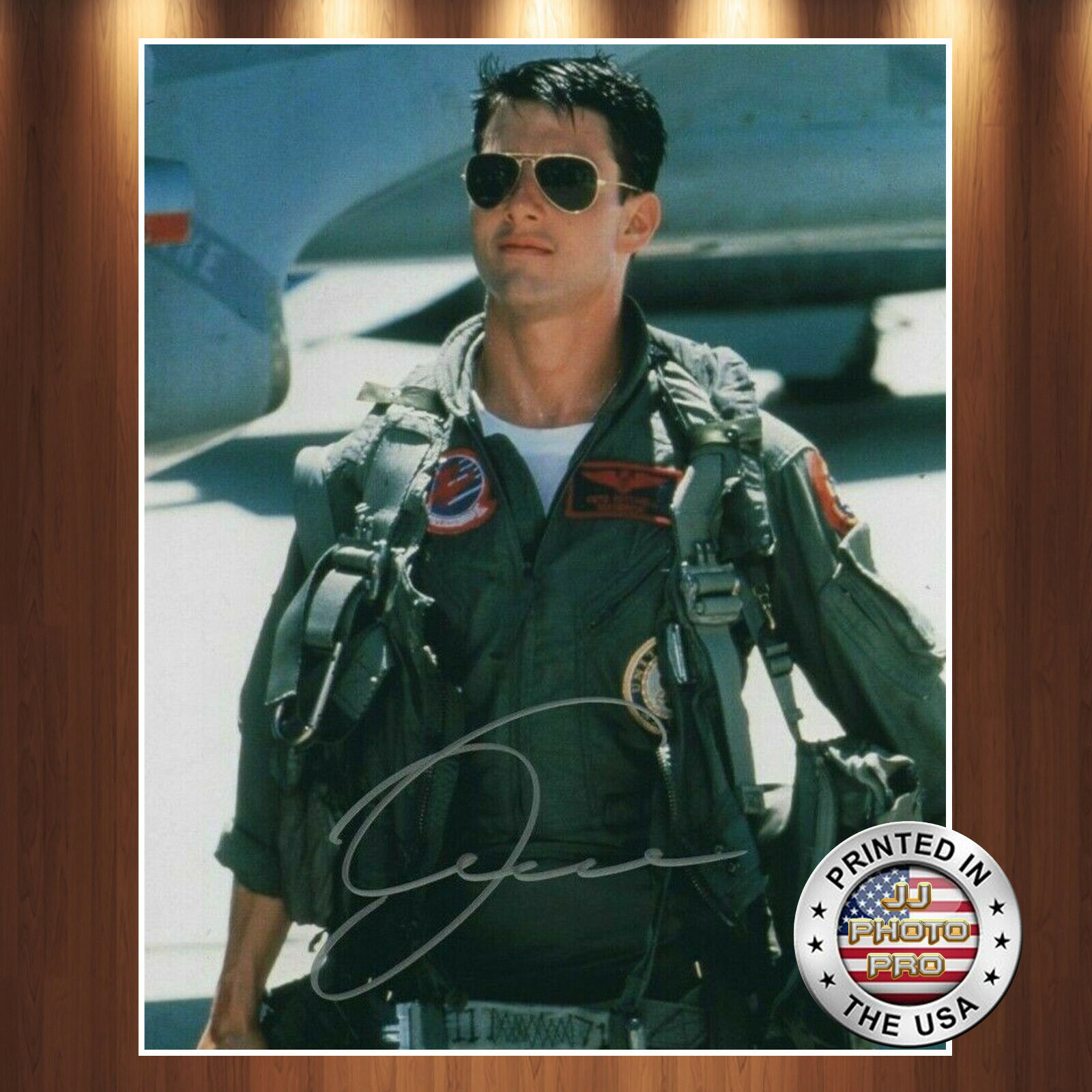 Tom Cruise Autographed Signed 8x10 Photo Poster painting (Top Gun) REPRINT